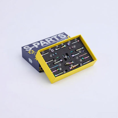 Titanium Bolt Upgrade Kit for TRP DHR EVO Disc Brakes – 24PCS (32.3g)