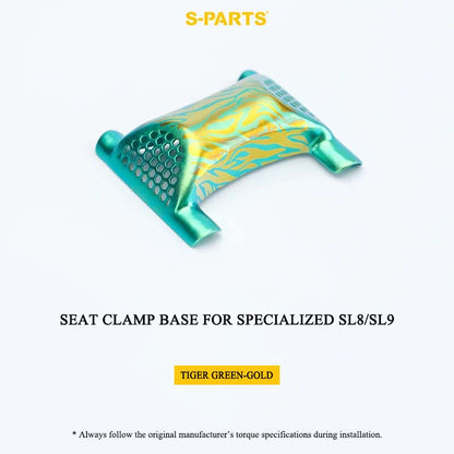 3D Printed Titanium Seat Clamp Kit & Parts for Specialized Tarmac SL8/SL9 Seesaw Seatpost