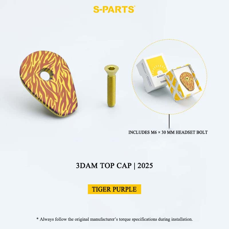3D-Printed Grade 5 Titanium Headset Top Cap for Pinarello 3DAM | 2024 & Earlier & 2025