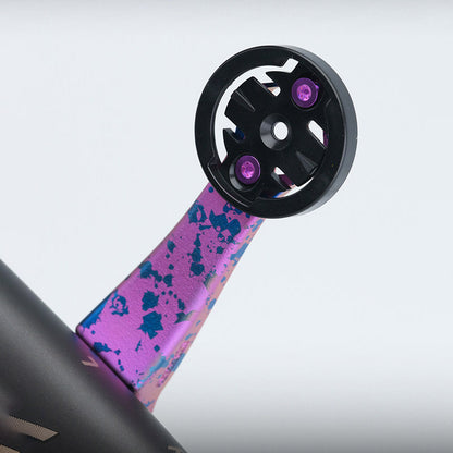Titanium 3D Printed Bike Computer Mount for BIGROCK Gen 2 Integrated Handlebars | Garmin 1050 Compatible Cockpit System