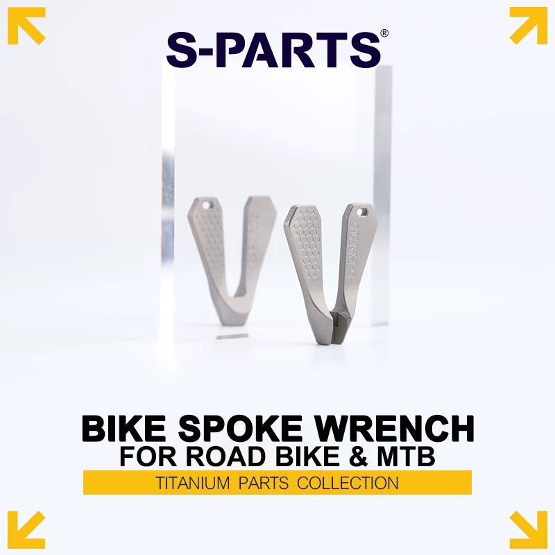 Titanium Bike Spoke Wrench for Road Bike & MTB | Grade 5, 3.2mm / 3.4mm Square