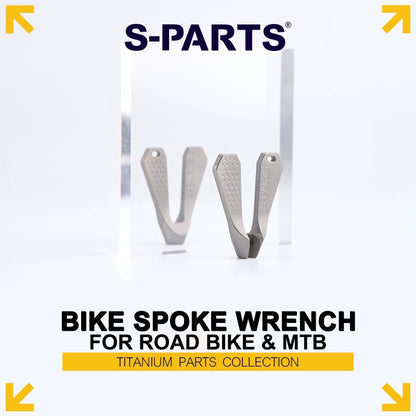 Titanium Bike Spoke Wrench for Road Bike & MTB | Grade 5, 3.2mm / 3.4mm Square