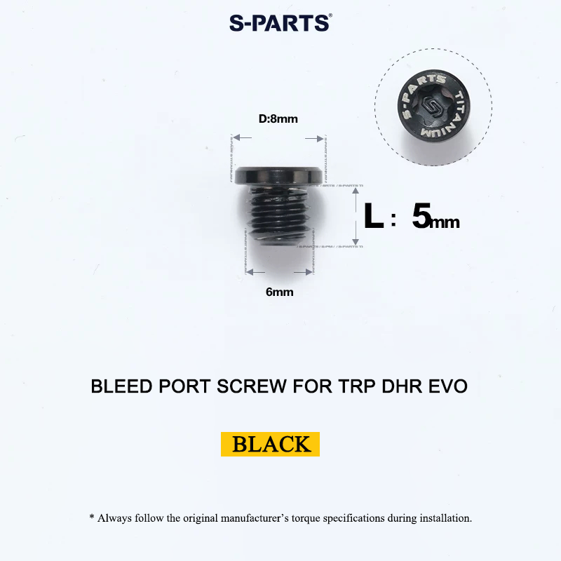 Titanium Bleed Port Screw for TRP DHR EVO - M6 x 5mm