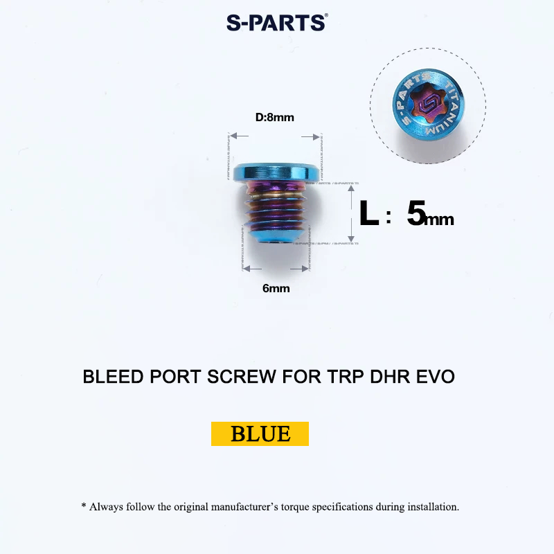 Titanium Bleed Port Screw for TRP DHR EVO - M6 x 5mm