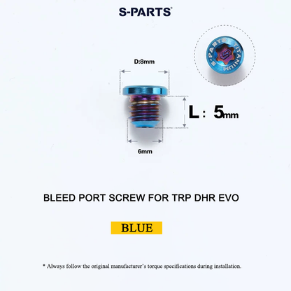 Titanium Bleed Port Screw for TRP DHR EVO - M6 x 5mm