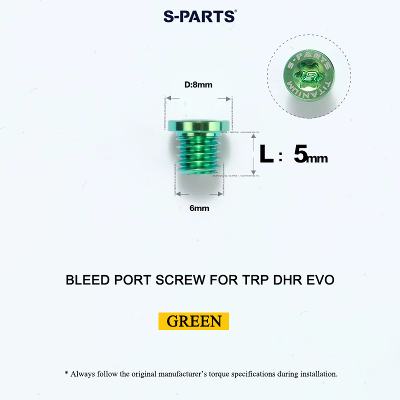 Titanium Bleed Port Screw for TRP DHR EVO - M6 x 5mm