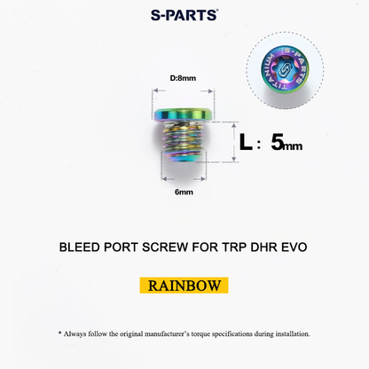 Titanium Bleed Port Screw for TRP DHR EVO - M6 x 5mm