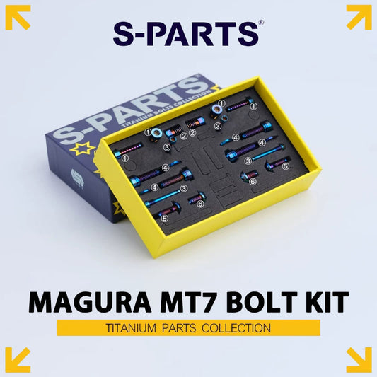Grade 5 Titanium Brake Bolt Kit for Magura MT7 Hydraulic Disc Brakes 22pcs