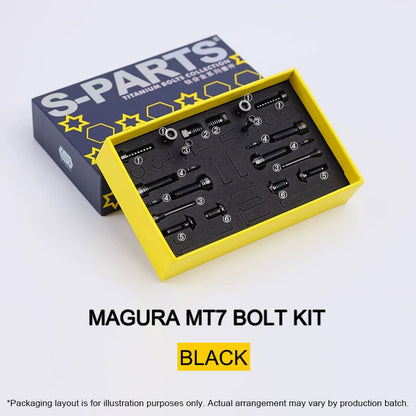 Grade 5 Titanium Brake Bolt Kit for Magura MT7 Hydraulic Disc Brakes 22pcs