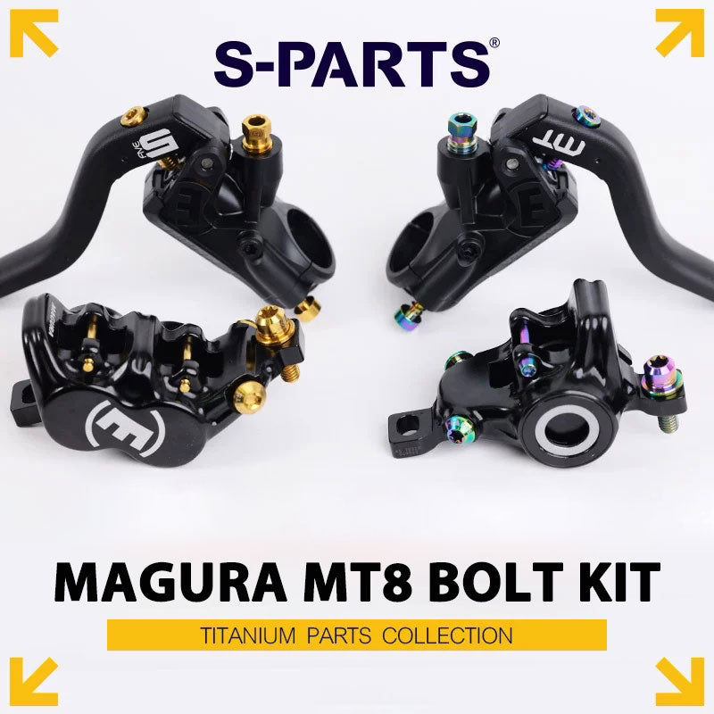 Grade 5 Titanium Brake Bolt Kit for Magura MT8 Brakes (Non-SL/FM) 20pcs