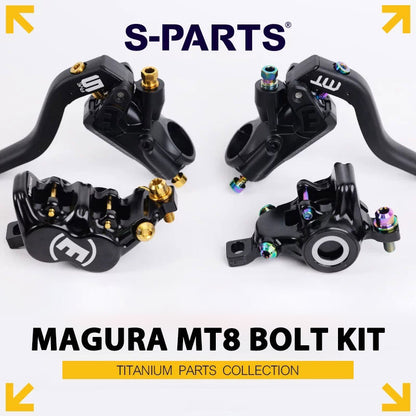 Grade 5 Titanium Brake Bolt Kit for Magura MT8 Brakes (Non-SL/FM) 20pcs