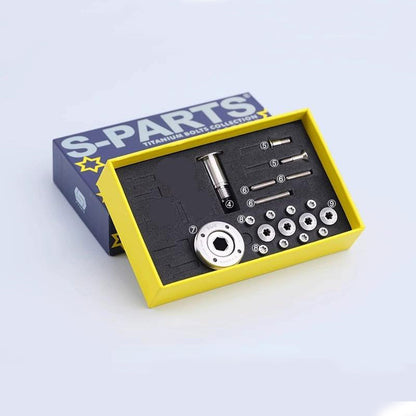 Titanium Bolt Kit for SRAM Force/Rival AXS 12-Speed 1x Groupset – 19pcs