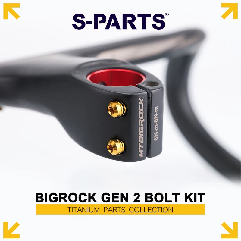 Titanium Bolt Upgrade Kit for BIGROCK Gen 2 Integrated Cockpit – 17.6g