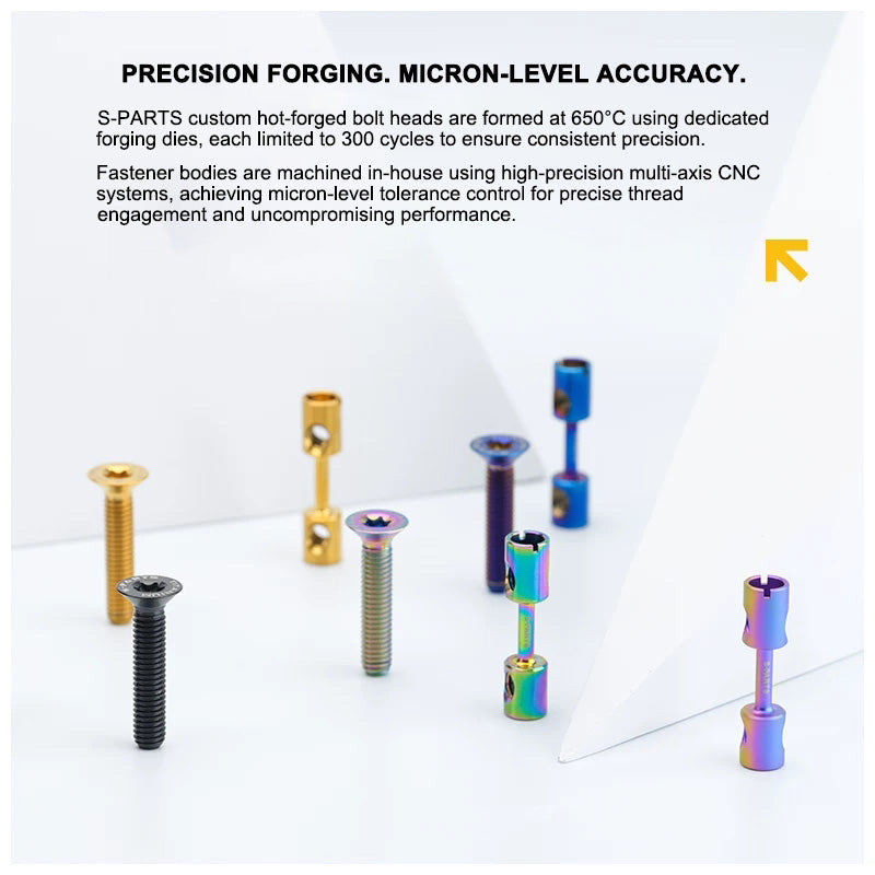 Titanium Bolt Upgrade Kit for BIGROCK Gen 2 Integrated Cockpit – 17.6g