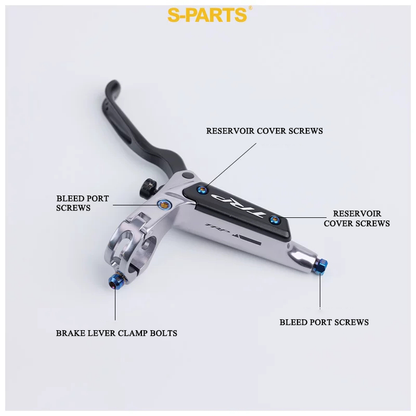 Titanium Bolt Upgrade Kit for TRP DHR EVO Disc Brakes – 24PCS (32.3g)