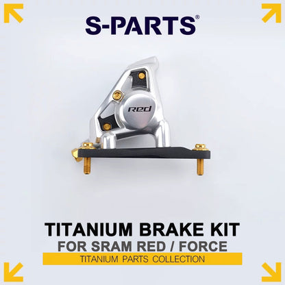 Grade 5 Titanium Brake Bolt Kit for SRAM RED AXS & FORCE E1 Hydraulic Disc Brakes (24 PCS)