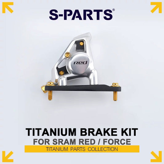 Grade 5 Titanium Brake Bolt Kit for SRAM RED AXS & FORCE E1 Hydraulic Disc Brakes (24 PCS)