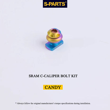 Titanium Brake Bolt & Nut Kit for SRAM C-Calipers | Lightweight Performance Hardware