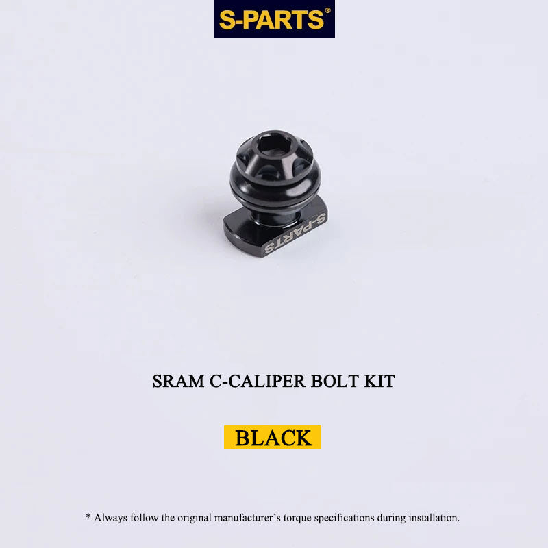 Titanium Brake Bolt & Nut Kit for SRAM C-Calipers | Lightweight Performance Hardware