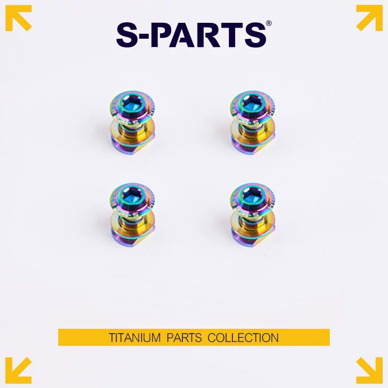 Titanium Brake Bolt & Nut Kit for Shimano C-Calipers | Lightweight Performance Hardware