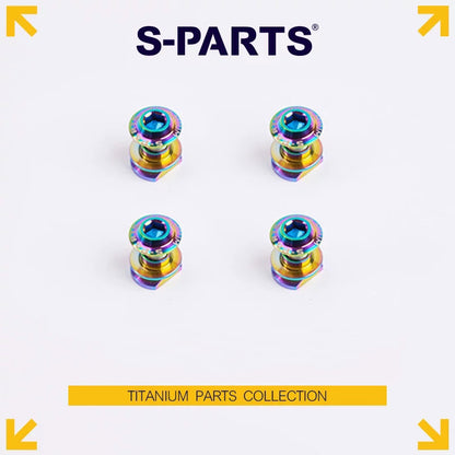 Titanium Brake Bolt & Nut Kit for Shimano C-Calipers | Lightweight Performance Hardware