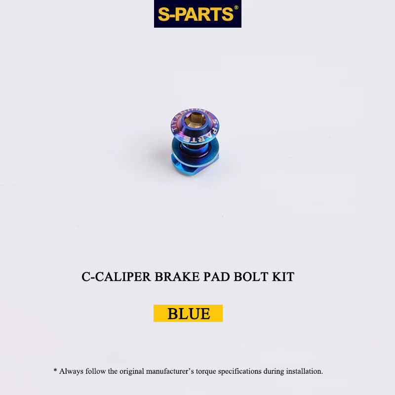 Titanium Brake Bolt & Nut Kit for Shimano C-Calipers | Lightweight Performance Hardware