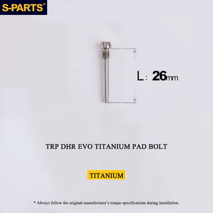 Titanium Brake Pad Retaining Bolt for TRP DHR EVO - M4 × 26mm