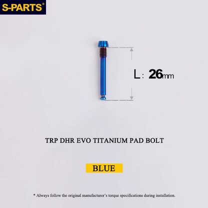Titanium Brake Pad Retaining Bolt for TRP DHR EVO - M4 × 26mm
