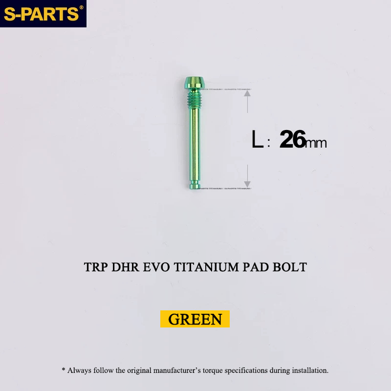 Titanium Brake Pad Retaining Bolt for TRP DHR EVO - M4 × 26mm