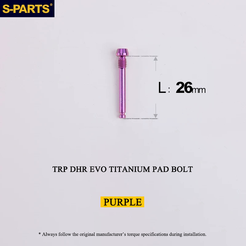 Titanium Brake Pad Retaining Bolt for TRP DHR EVO - M4 × 26mm