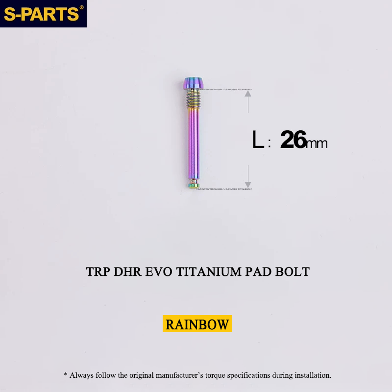 Titanium Brake Pad Retaining Bolt for TRP DHR EVO - M4 × 26mm