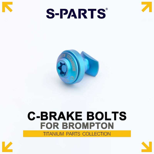 Titanium C-Caliper Brake Bolt & Nut Kit for Brompton Folding Bikes | Lightweight Performance Hardware