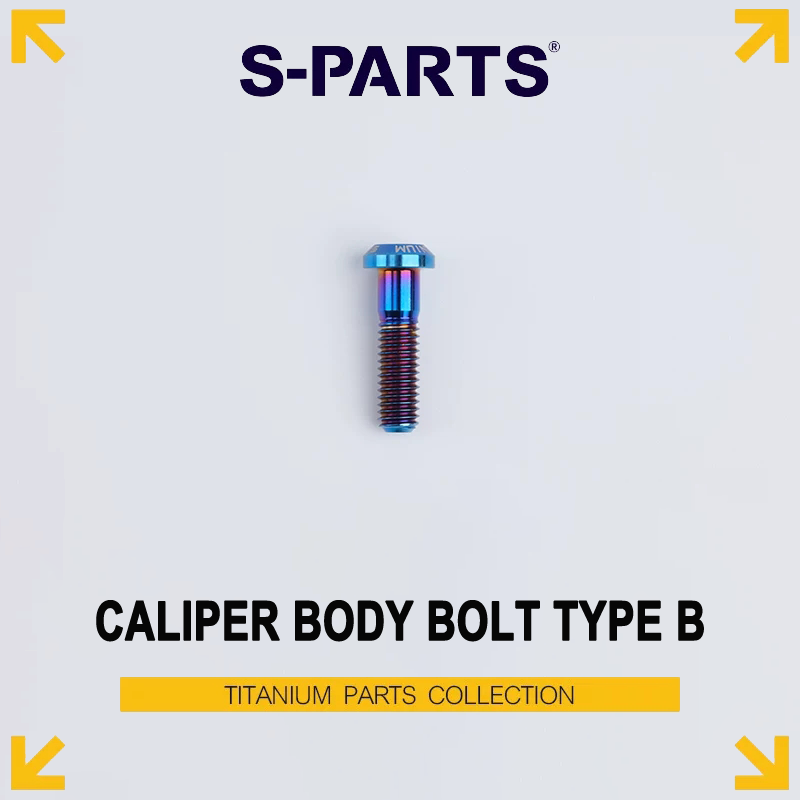 Titanium Caliper Body Bolt Type B M6x22.5mm for Shimano Ultegra R8170 / R8070 / R8020 & TRP DHR EVO Disc Brakes