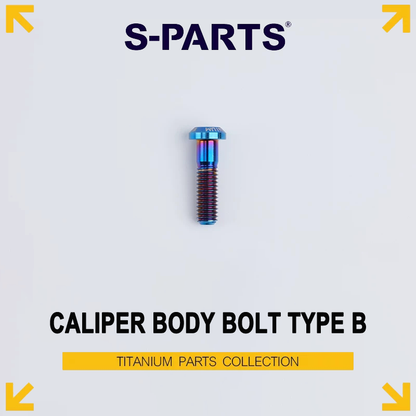 Titanium Caliper Body Bolt Type B M6x22.5mm for Shimano Ultegra R8170 / R8070 / R8020 & TRP DHR EVO Disc Brakes