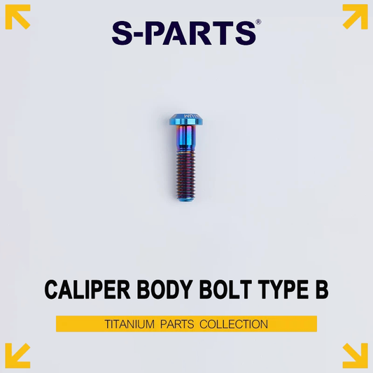 Titanium Caliper Body Bolt Type B M6x22.5mm for Shimano Ultegra R8170 / R8070 / R8020 & TRP DHR EVO Disc Brakes
