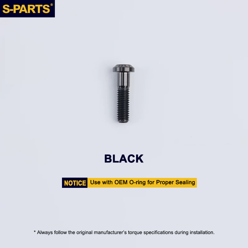 Titanium Caliper Body Bolt Type B M6x22.5mm for Shimano Ultegra R8170 / R8070 / R8020 & TRP DHR EVO Disc Brakes