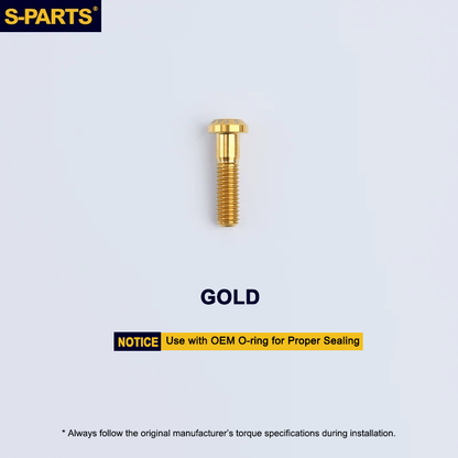 Titanium Caliper Body Bolt Type B M6x22.5mm for Shimano Ultegra R8170 / R8070 / R8020 & TRP DHR EVO Disc Brakes