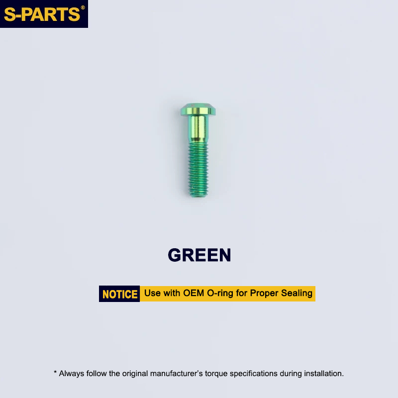 Titanium Caliper Body Bolt Type B M6x22.5mm for Shimano Ultegra R8170 / R8070 / R8020 & TRP DHR EVO Disc Brakes