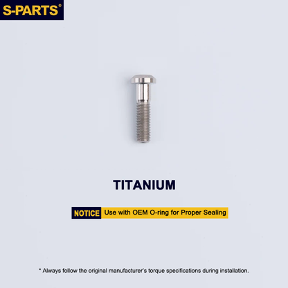 Titanium Caliper Body Bolt Type B M6x22.5mm for Shimano Ultegra R8170 / R8070 / R8020 & TRP DHR EVO Disc Brakes