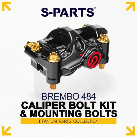 Titanium Caliper Bolt Kit & Mounting Bolts for Brembo .484 (484) Caliper