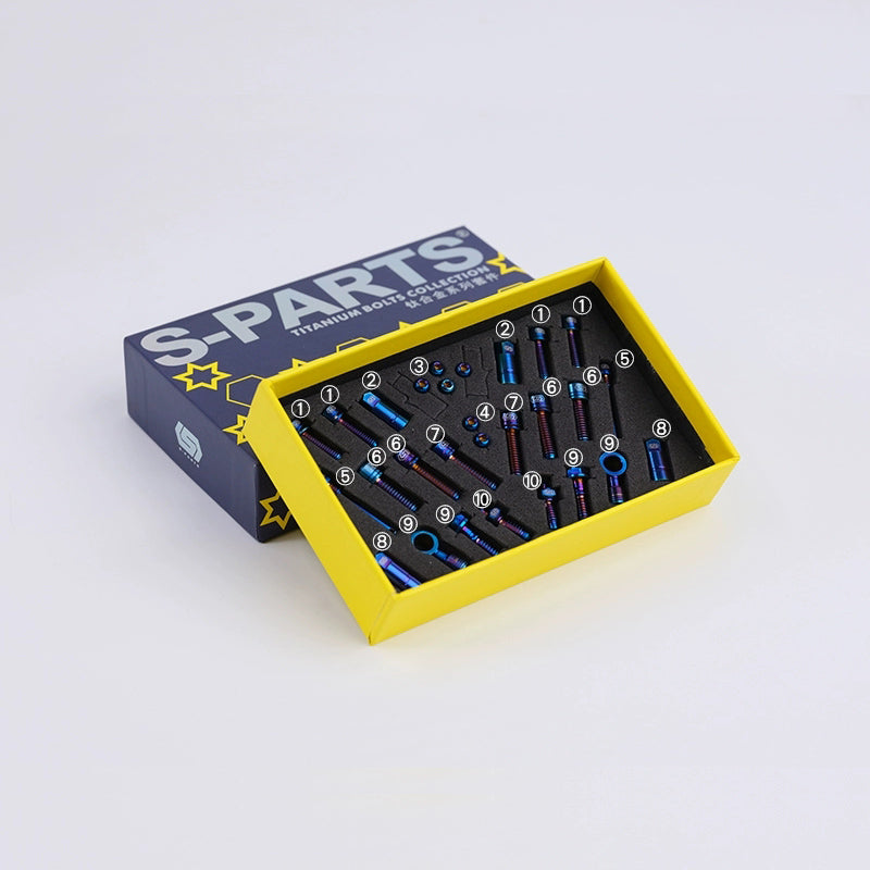 Titanium Caliper Bolt Set for HOPE RACE – MTB Disc Brake Screws