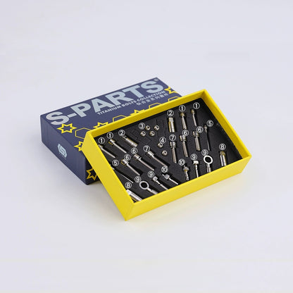 Titanium Caliper Bolt Set for HOPE RACE – MTB Disc Brake Screws