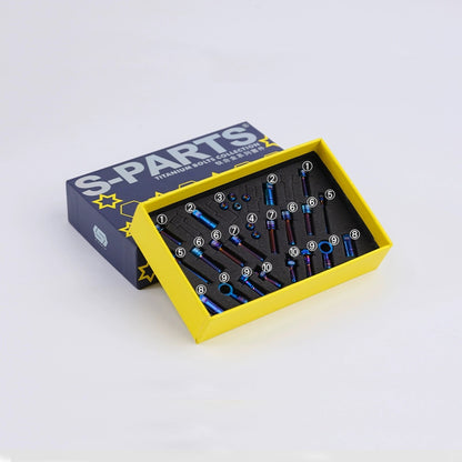 Titanium Caliper Bolt Set for HOPE TRAIL – MTB Disc Brake Screws
