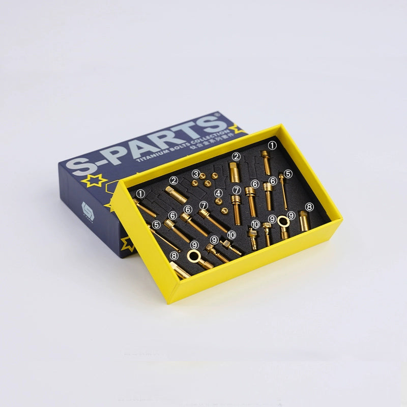 Titanium Caliper Bolt Set for HOPE TRAIL – MTB Disc Brake Screws