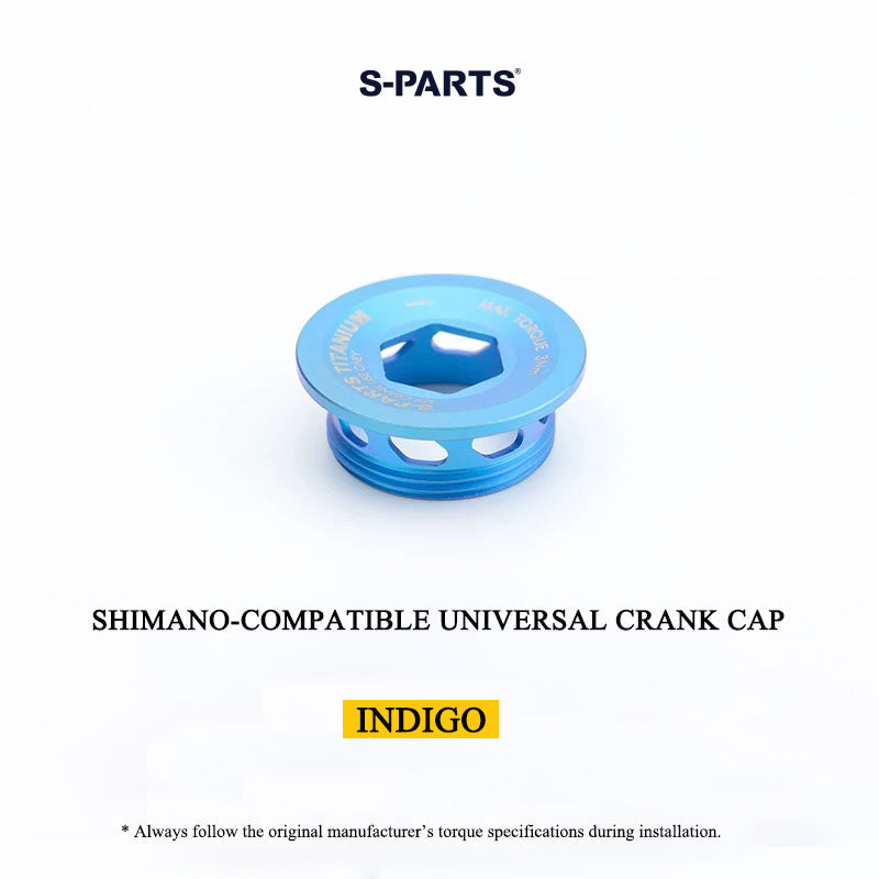 Titanium Crank Cap for Shimano R8150/R9250 Road Bikes