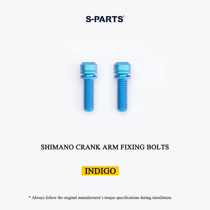 Titanium Crank Pre-load Cap & Pinch Bolts for Shimano XT / Ultegra / Dura-Ace