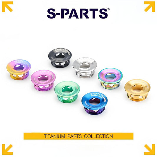 Titanium Crank Cap for Shimano R8150/R9250 Road Bikes