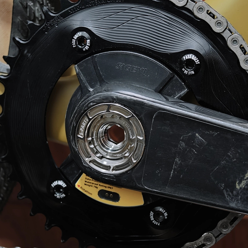 Titanium Crank Preload Bolt & Self-Extracting Cap Kit for ELILEE XXE | Ultra-Light Upgrade