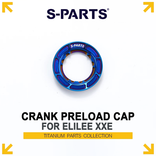 Titanium Crank Preload Cap for ELILEE XXE Crankset - Drive Side Only