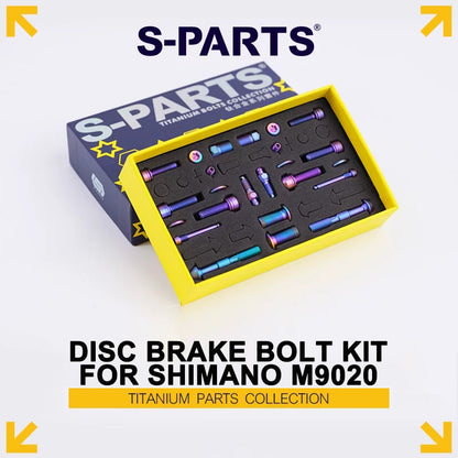 Titanium Disc Brake Bolt Kit for Shimano M9020 MTB Brake System